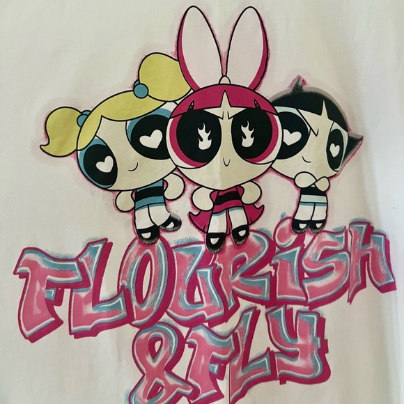 Powerpuff Girls “Flourish & Fly” Graphic Tee – Size L - Picture 2 of 10